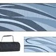 MG INNOVATIVE LLC. Patio MAT,8x20 Black/silver - GC1