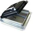 HENG'S INDUSTRIES USA LLC Vent 14x14 Mtl Base Smk Wedge - 74111A-C1G1