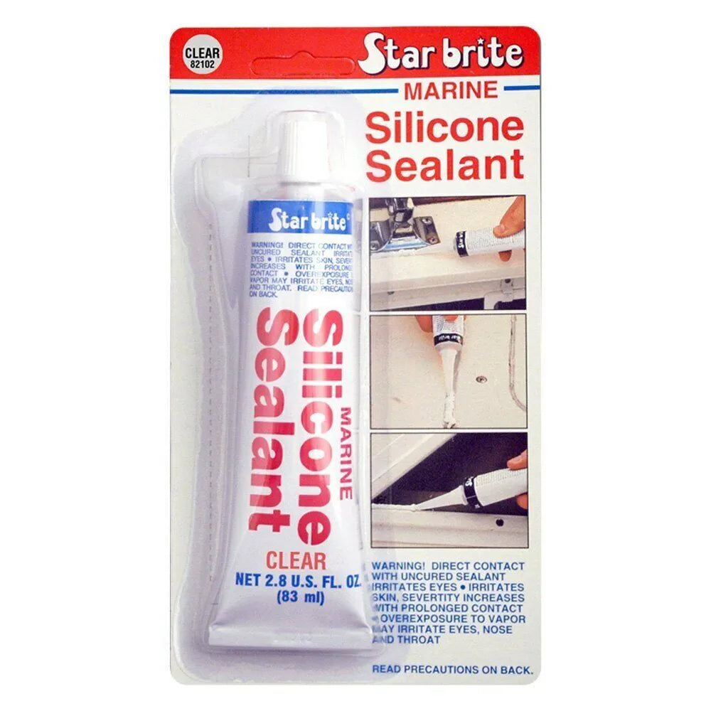 STAR BRITE Silicone Sealant Clear 2.8 Oz. - 82102