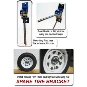ERICKSON MANUFACTURING Spare Tire Bracket - 77316