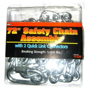 BUYERS PRODUCTS COMPANY Safety Chain 72", 3/8" - 11220