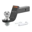 CURT MANUFACTURING LLC 4IN Drop Loaded Ball Mount With - 45056