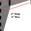 PROGRESS MFG INC. 2.5"Recvr, 9"drop, 13"Rise - 90-02-4225
