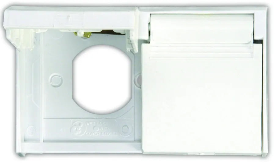 JR PRODUCTS Duplex Weatherproof Outlet Cov - 47505