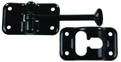JR PRODUCTS T Door Holder 3-1/2" Black - 10324