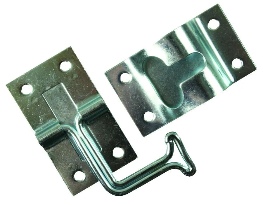 JR PRODUCTS 90 Deg T Door Hldr Zinc - 11775