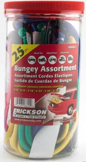 ERICKSON MANUFACTURING Jar Assort Of Bungey 10in,13in - 06622