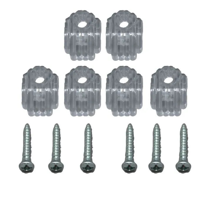 AP PRODUCTS Mirror Clips - Clear Plastic ( - 013-149-6