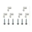 AP PRODUCTS 3/8" Nylon Clip With Screws (12/c - 013-467