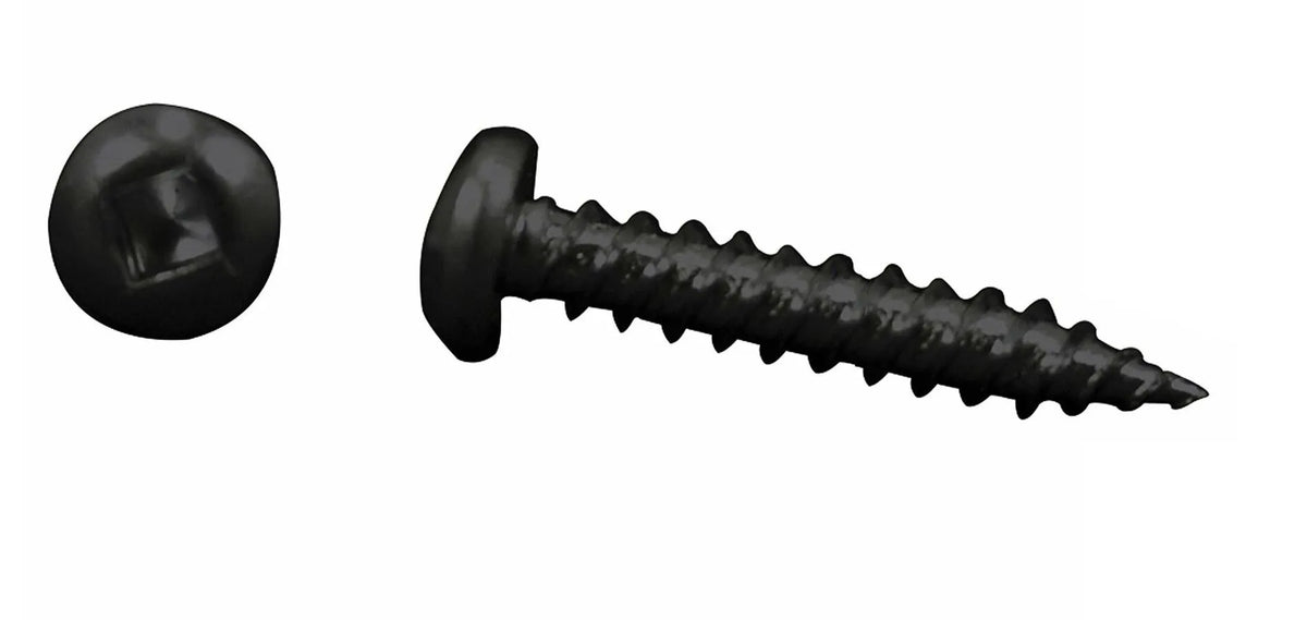 AP PRODUCTS Pan Head Sq Recss Scrw 8x1-1/2 - 012-PSQ50BL 8X1-1/2