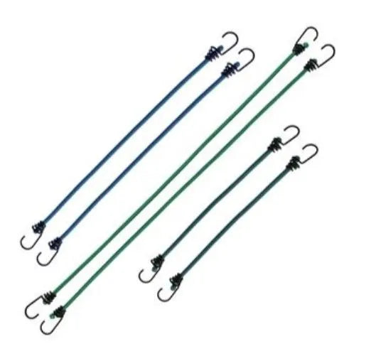 COGHLAN'S Assorted Bungee Cords - 6 Pack - 2456