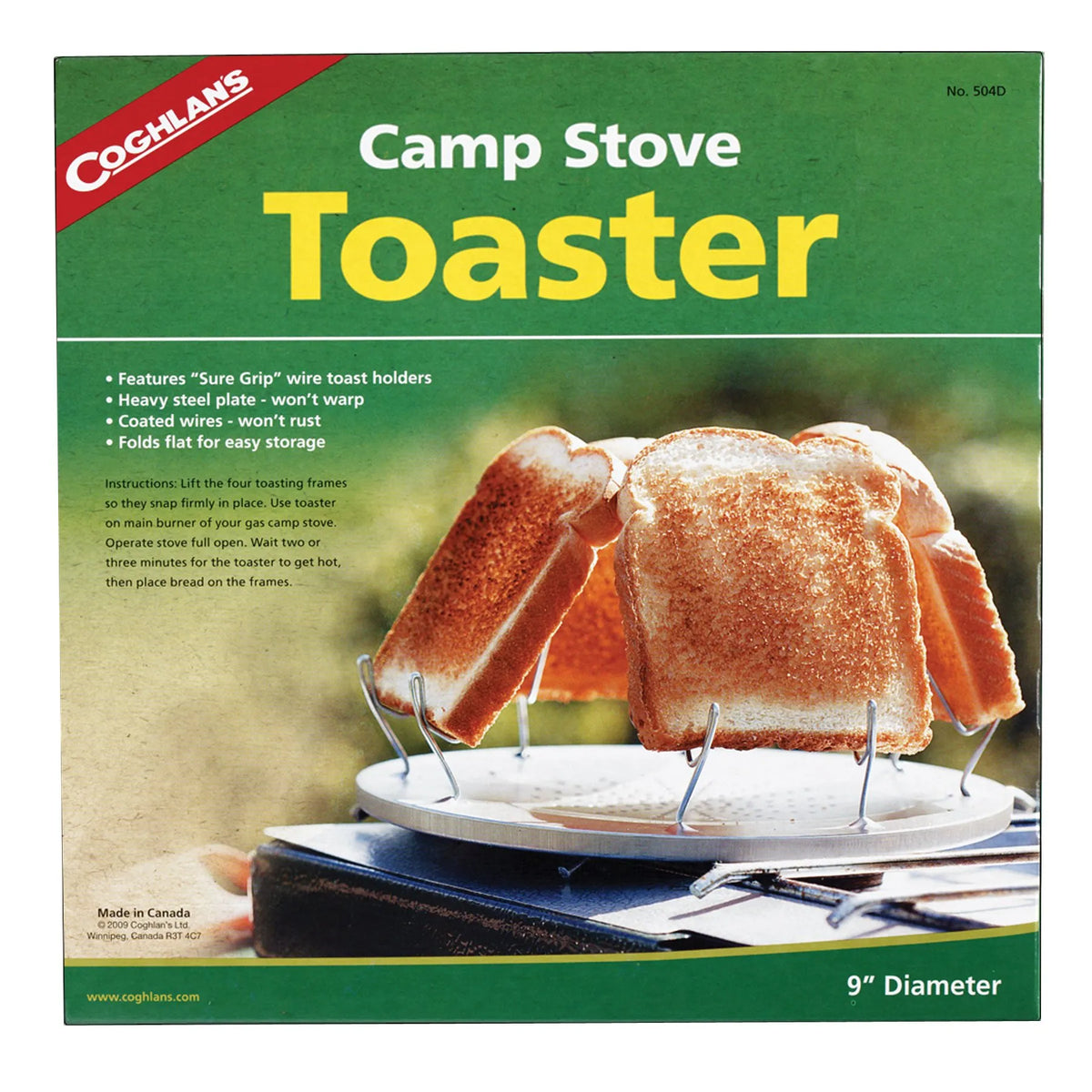 COGHLAN'S Camp Stove Toaster - 504D
