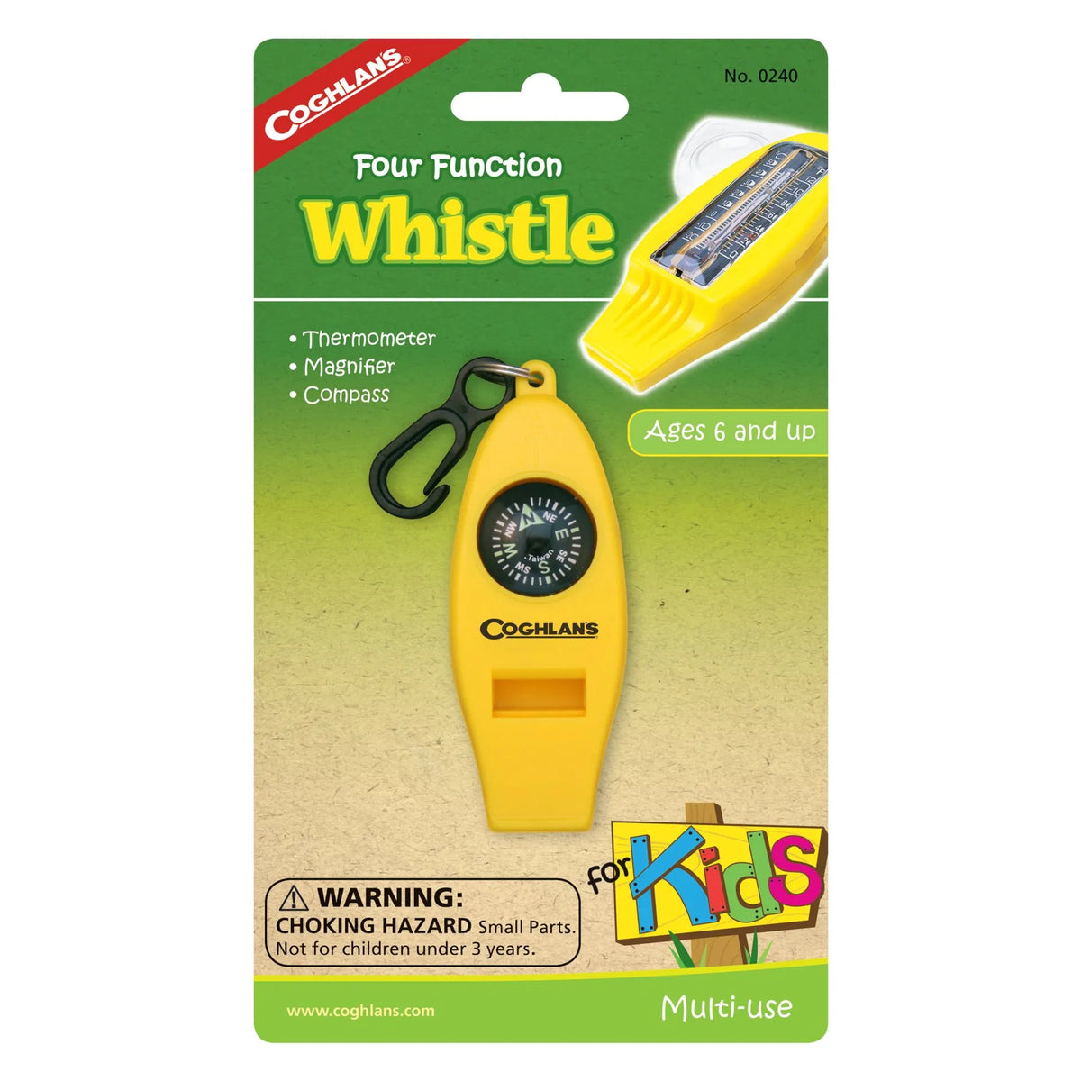 COGHLAN'S Four Function Whistle For Kids - 0240