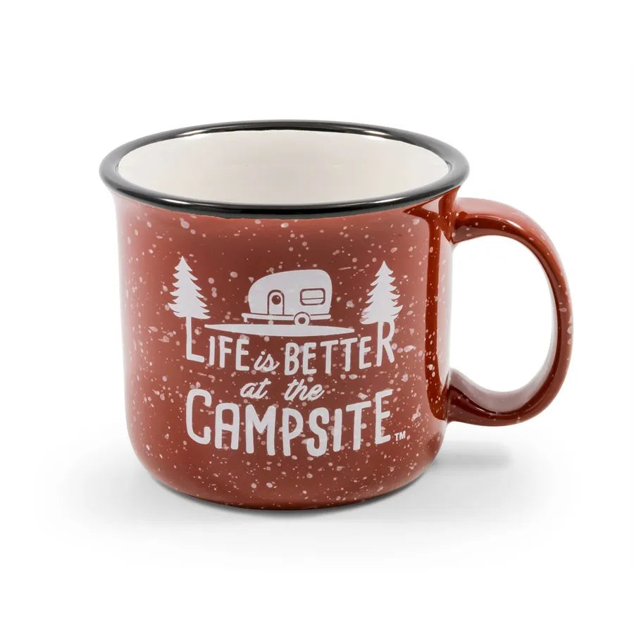 CAMCO MANUFACTURING INC Mug, Speckled Red, 14oz - 53235