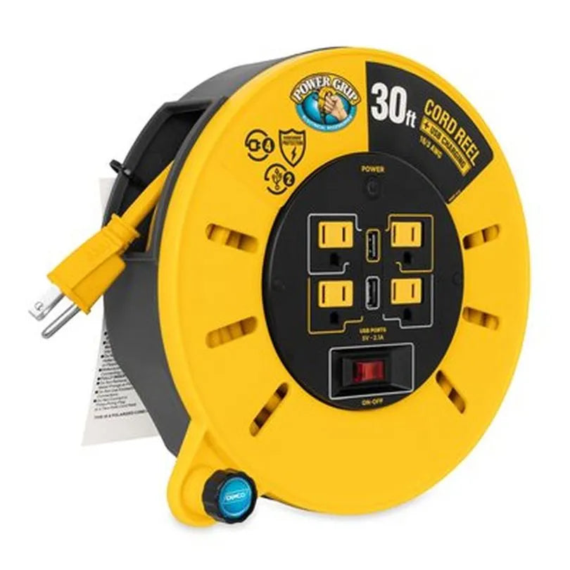 CAMCO MANUFACTURING INC Powergrip, Extension Cord Reel - 55290