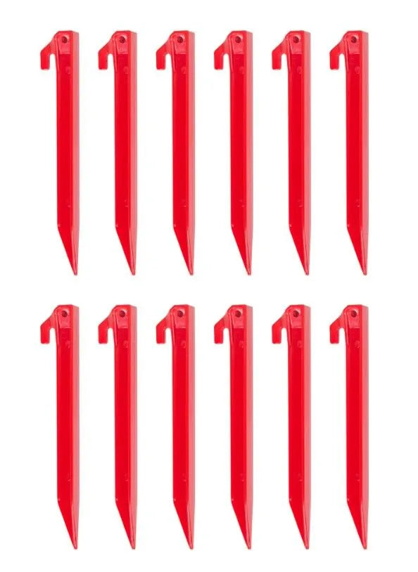 STANSPORT Plastic Tent Stakes - 9 In - 5 - 816-50