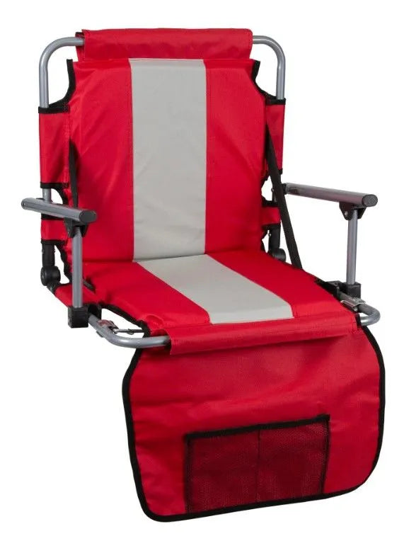 STANSPORT Stadium Seat With Arms - Red - G-8-60