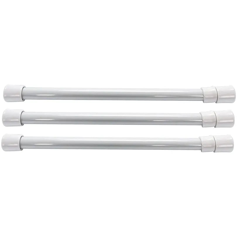 CAMCO MANUFACTURING INC Cupboard Bars 3/pk 10-17" Wht - 44063
