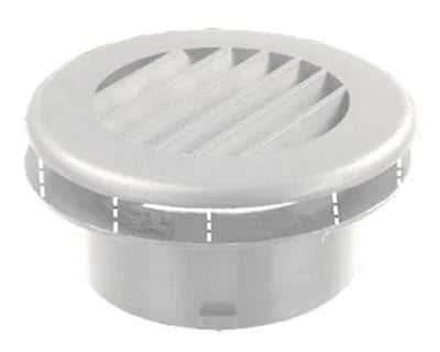 B&B MOLDERS LLC Heat Vent, 4" No Damper, Pw - 94264