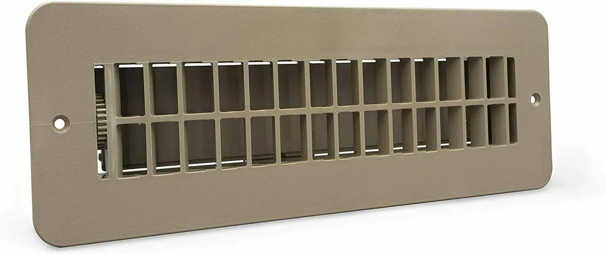 B&B MOLDERS LLC Floor Register Dampered, Tan - 94260