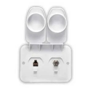 DAVE CARTER & ASSOCIATES Phone / Cable Tv Plate, Pw - 94322