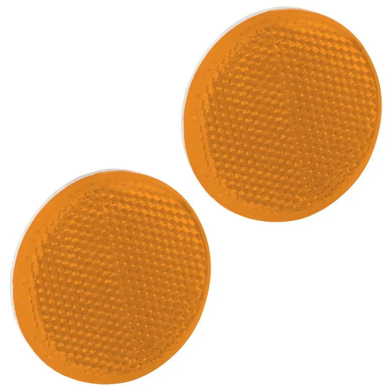 JAMMY INC. Amber Reflector 2-1/4" 2 Pk - J-214-A