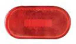 OPTRONICS INTERNATIONAL LED Mark Light;oval;red - MCL31RBP