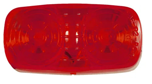 OPTRONICS INTERNATIONAL LED Mark Light;bullseye (1)RED - MCL45RBP