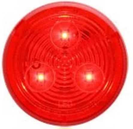 OPTRONICS INTERNATIONAL LED Mark Light; 2 1/2"RED - MCL57RBP