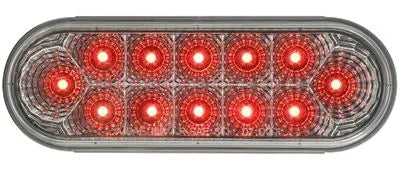 OPTRONICS INTERNATIONAL 12 LED Miroflx S/T/T;6IN Ov;re - STL22RCBP