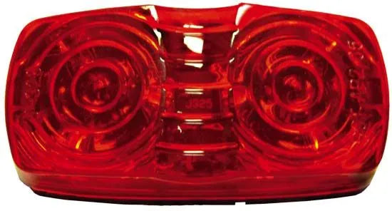 JAMMY INC. Red LED Bulls-eye Marker Light - J-325-R