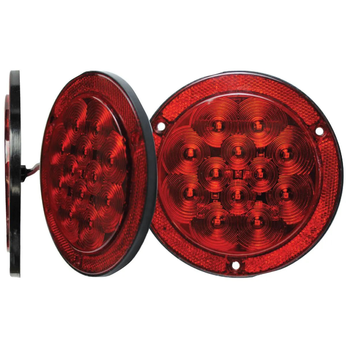 JAMMY INC. Flat 4” Round LED S/t/t With R - J-4412-FRX