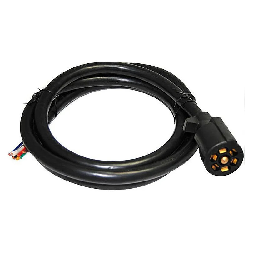 JAMMY INC. 7-Way Plug Harness, 6' Lead - J-5067-WH