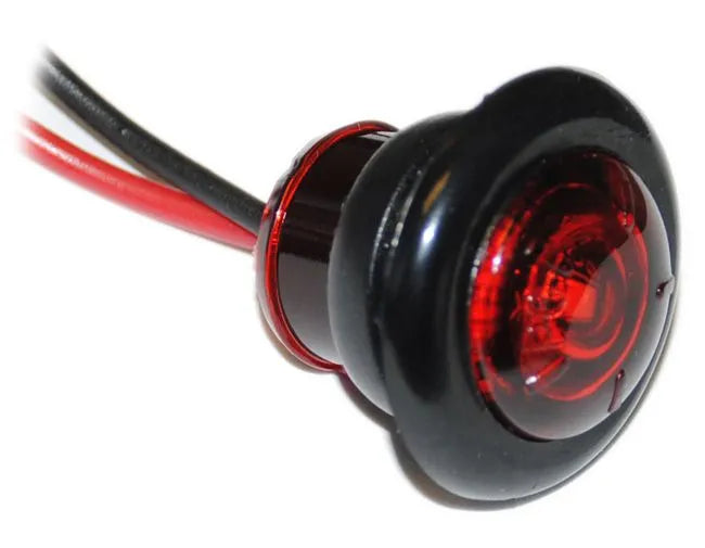 JAMMY INC. Domed 3/4” LED Pc Rated Cl/mk - J-51-R