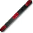 JAMMY INC. Red LED Tri-bar With Black Pla - J-555-R