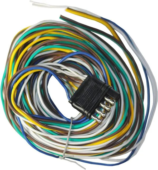 JAMMY INC. 5-Way Flat 30' Harness With 2 Fu - J-6325-WH