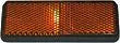 JAMMY INC. 3-1/4"x1-3/16" Reflector - Amb - J-002-A