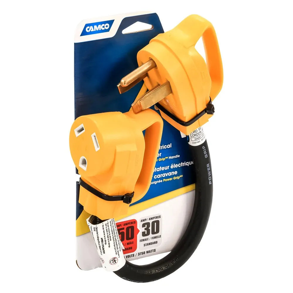 CAMCO MANUFACTURING INC 50M/30F Ez Grip 18" Adapter - 55175