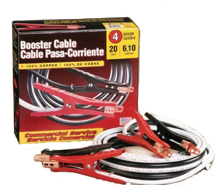 EAST PENN MANUFACTURING Jumper CABLES,4 GA-20' - 00159