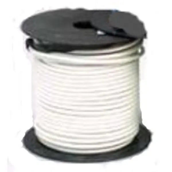 EAST PENN MANUFACTURING Primary Wire 16 Gauge -white - 02359