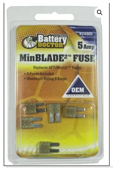 WIRTHCO ENGINEERING INC. MINBLADE2 FUSE-5A-TAN-EACH-5PC - 24805