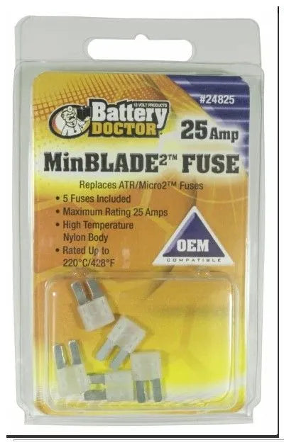 WIRTHCO ENGINEERING INC. MINBLADE2 FUSE-25A-CLEAR-5PC R - 24825