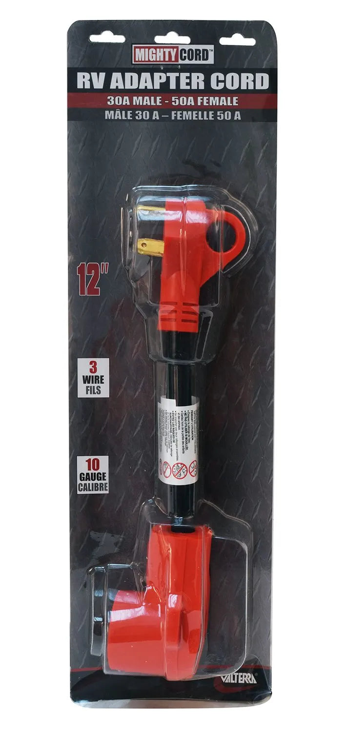 VALTERRA PRODUCTS LLC. 30AM-50AF 12in Adapter With Hdl, - A10-3050FHVP