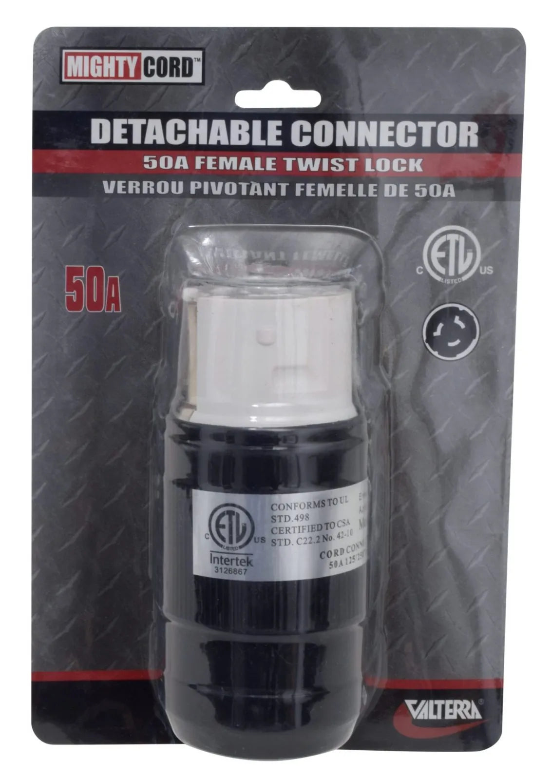 VALTERRA PRODUCTS LLC. 50A Female Twist Lock - A10-50FDTVP