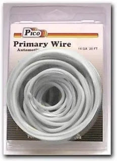 PACIFIC INDUSTRIAL COMP. (PICO) White Primary Wire 14 Awg - 81147PT