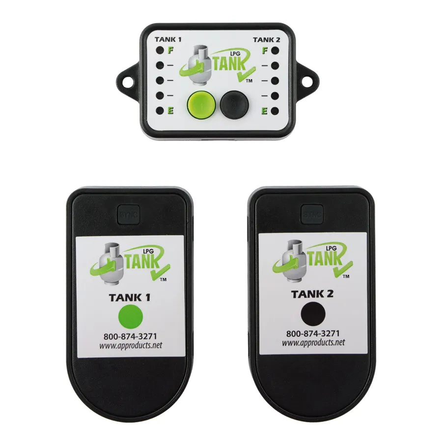 AP PRODUCTS Tank Check Dual With Monitor - 024-1000
