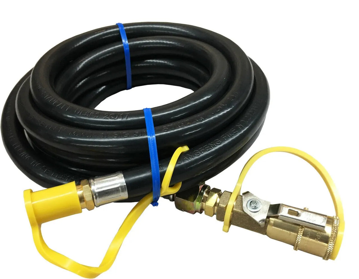Camp Cabin & Home-Torjik 12Ft. Hose M/f Quick-connect White - TJ57QCHS