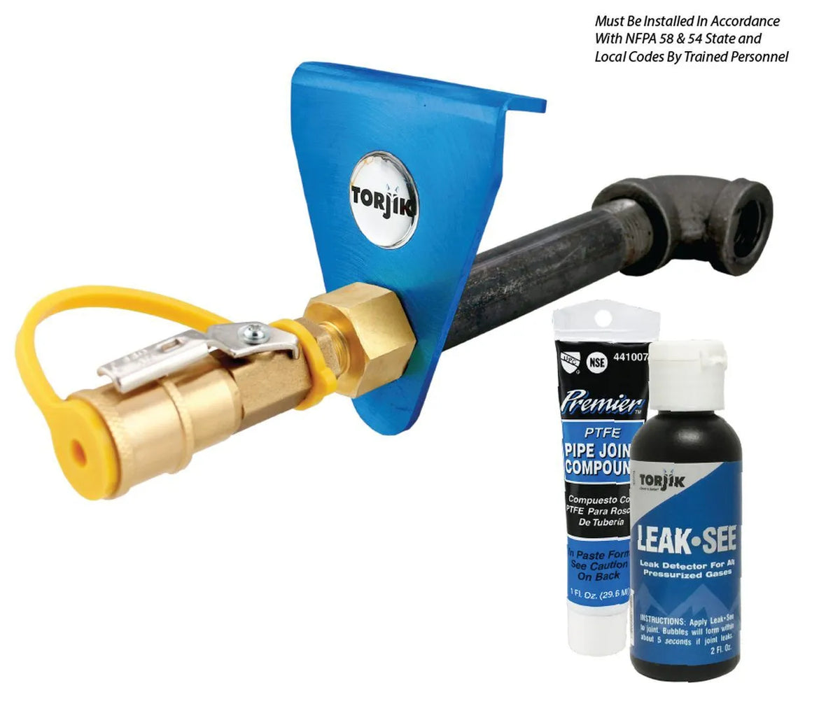 Camp Cabin & Home-Torjik RV Quick-connect Install Kit - - TJ10QCK