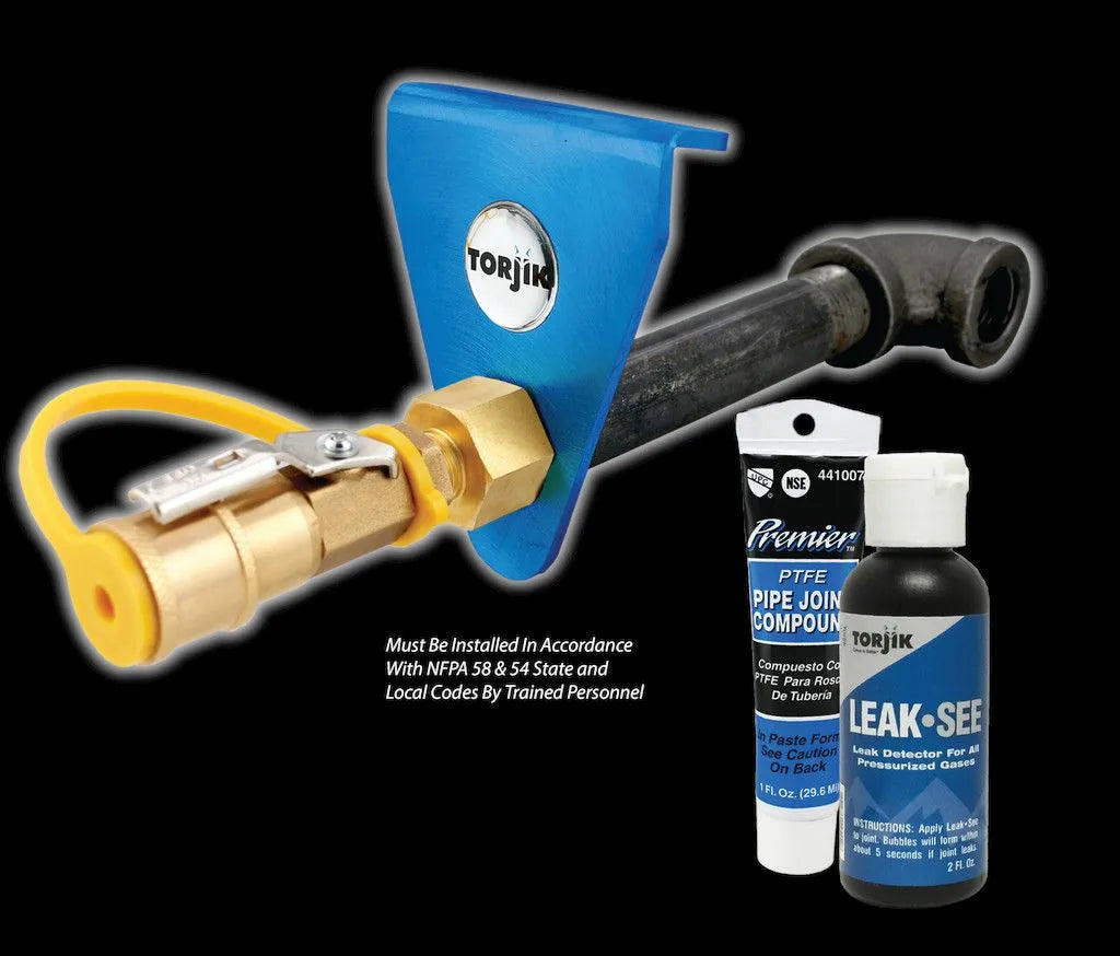 Camp Cabin & Home-Torjik RV Quick-connect Install Kit - - TJ15QCK