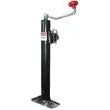 PACIFIC TRAILER PRODUCTS Swvl Jack 2K 10" Lift Pipe Mnt - TJP-2001-B